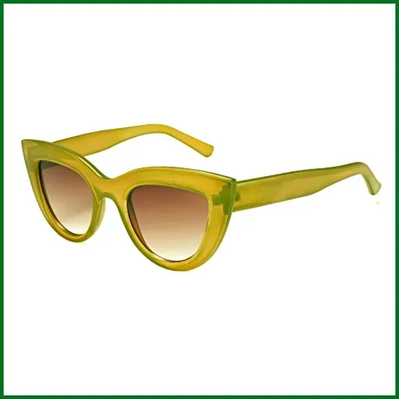 Retro Small Cat Eye Sunglasses UV400 Protection Vintage Fashion - Picture 2 of 7